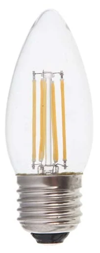Светодиодная лампа свеча E27 6W 2700K 2K прозр. филамент нитевидная, Ecola N7QW60ELC 3 шт, N7QW60ELC
Светодиодная лампа свеча E27 6W 2700K 2K прозр. филамент нитевидная, Ecola N7QW60ELC 3 шт, N7QW60ELC