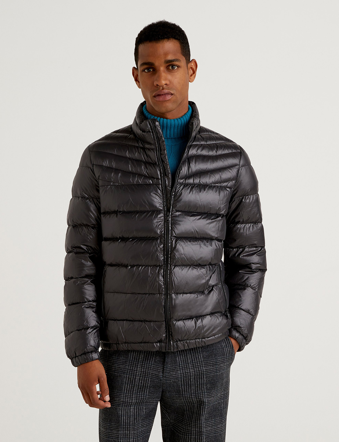 фото Куртка мужская united colors of benetton 21a_2rq453hb8 черная m