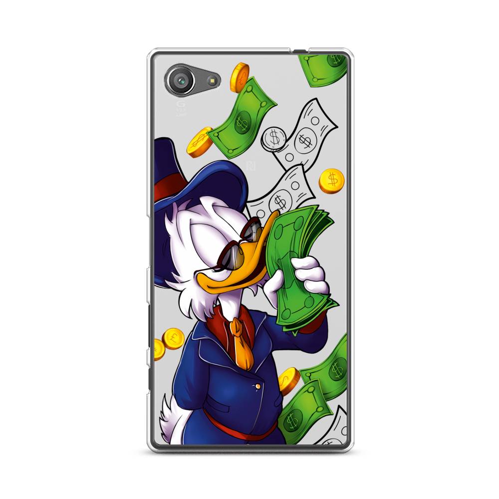Чехол на Sony Xperia Z5 compact "Scrooge McDuck with Money", Синий;зеленый;белый, 52250-6
Чехол на Sony Xperia Z5 compact "Scrooge McDuck with Money", Синий;зеленый;белый, 52250-6