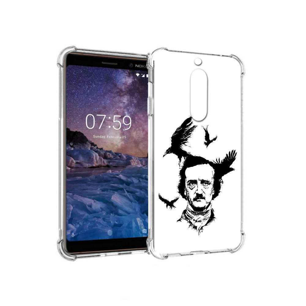 Чехол MyPads Tocco для Nokia 7 Эдгар Аллан черно белый (PT95887.123.204), Прозрачный, Tocco
Чехол MyPads Tocco для Nokia 7 Эдгар Аллан черно белый (PT95887.123.204), Прозрачный, Tocco