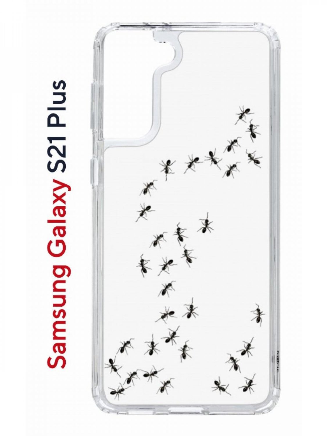 Чехол на Samsung Galaxy S21 Plus Kruche Print Муравьи,противоударный бампер с принтом, Прозрачный;черный, Самсунг Галакси с21 Плюс
Чехол на Samsung Galaxy S21 Plus Kruche Print Муравьи,противоударный бампер с принтом, Прозрачный;черный, Самсунг Галакси с21 Плюс