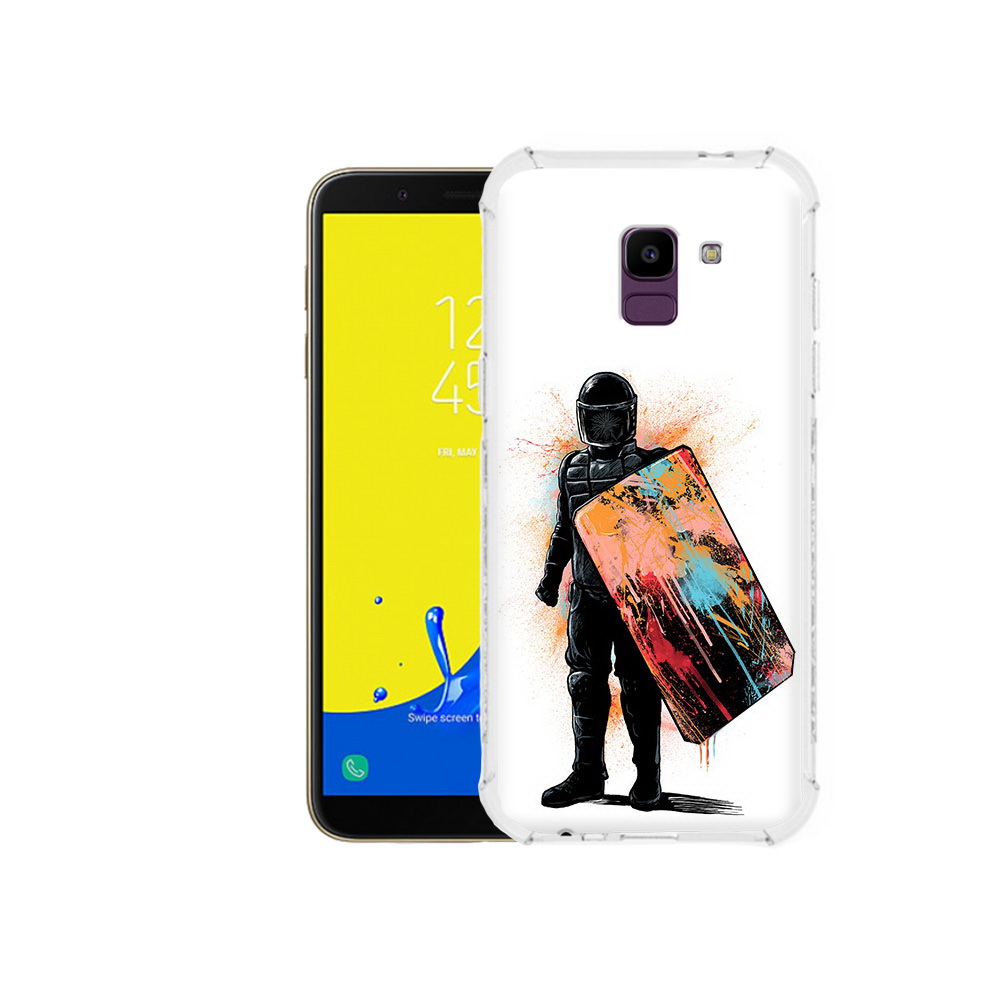 Чехол MyPads Tocco для Samsung Galaxy J6 (2018) солдат с красочным щитом, Прозрачный, Tocco
Чехол MyPads Tocco для Samsung Galaxy J6 (2018) солдат с красочным щитом, Прозрачный, Tocco