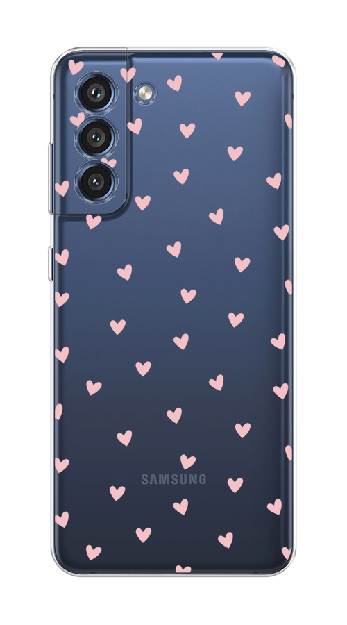 Чехол на Samsung Galaxy S21 FE 5G "Розовые сердечки паттерн", Розовый;прозрачный, 2103050-1
Чехол на Samsung Galaxy S21 FE 5G "Розовые сердечки паттерн", Розовый;прозрачный, 2103050-1