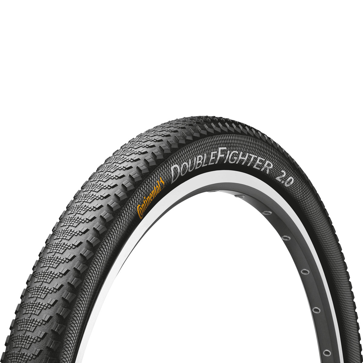 фото Велопокрышка 27,5" continental 27,5х2,0 double fighter 3 3/180tpi 850гр(01012370000)