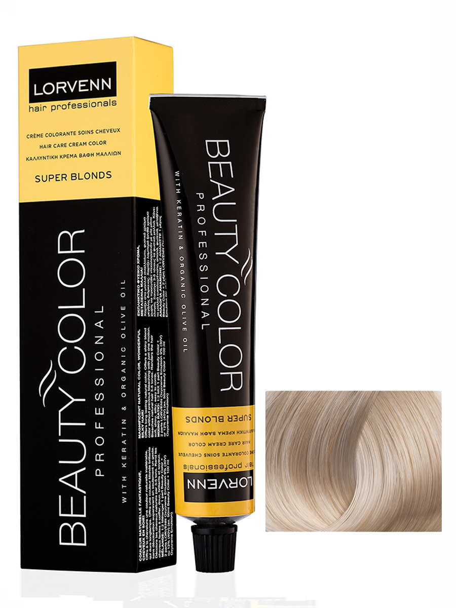 Крем-краска LORVENN PROFESSIONALS BEAUTY COLOR 1021 супер блонд фиолетово-пепельный 70 мл
Крем-краска LORVENN PROFESSIONALS BEAUTY COLOR 1021 супер блонд фиолетово-пепельный 70 мл