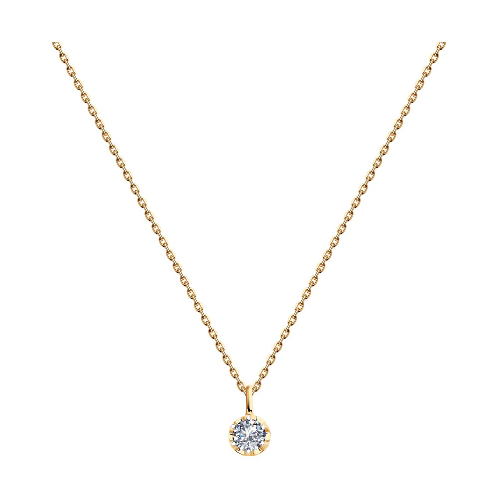 Колье из красного золота 42 см SOKOLOV Diamonds 1070166, бриллиант, 1070166
Колье из красного золота 42 см SOKOLOV Diamonds 1070166, бриллиант, 1070166