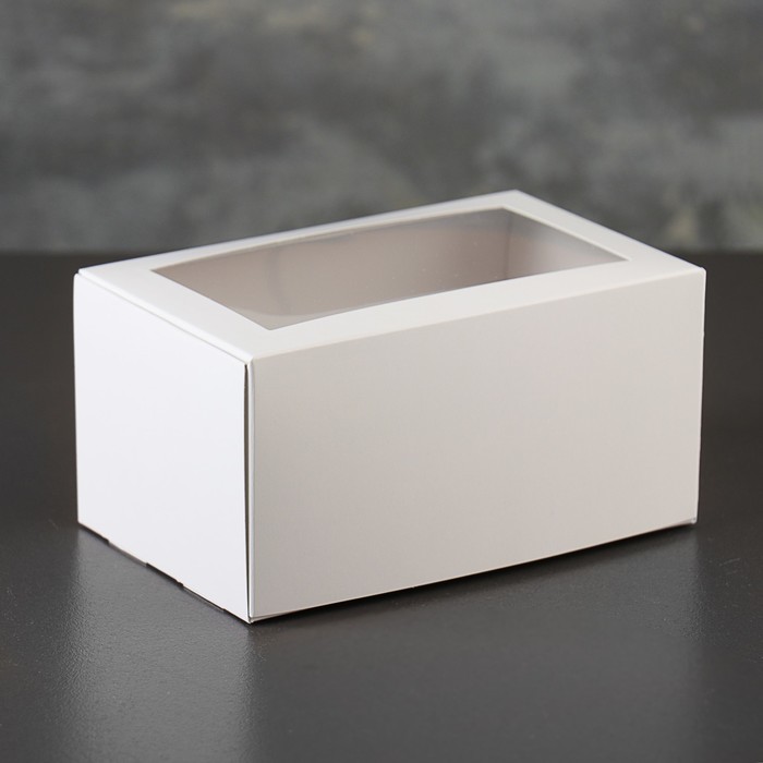Коробка-моноблок картонная под 2 капкейка, с окном, белая, 16 х 10 х 8 см (5 шт), Белый
Коробка-моноблок картонная под 2 капкейка, с окном, белая, 16 х 10 х 8 см (5 шт), Белый