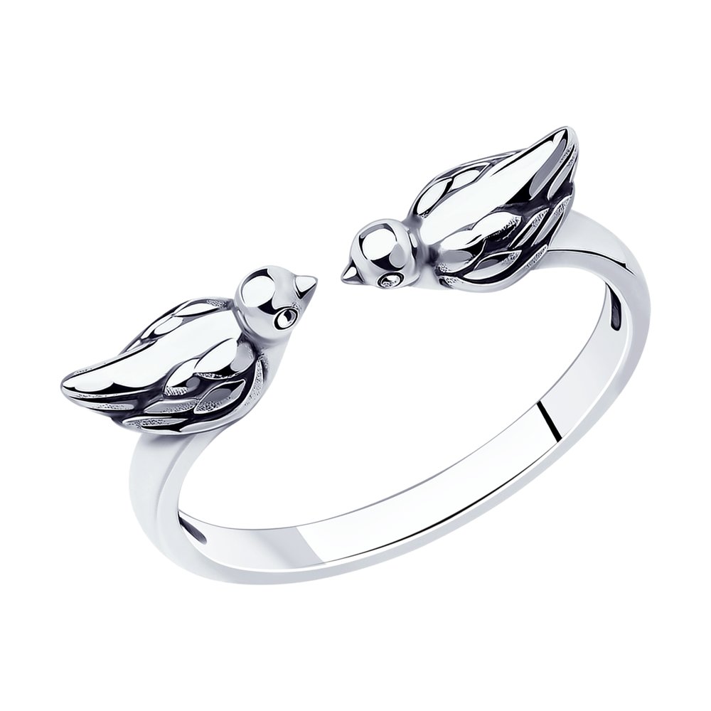 фото Кольцо из серебра р.16 diamant 95-110-01319-1