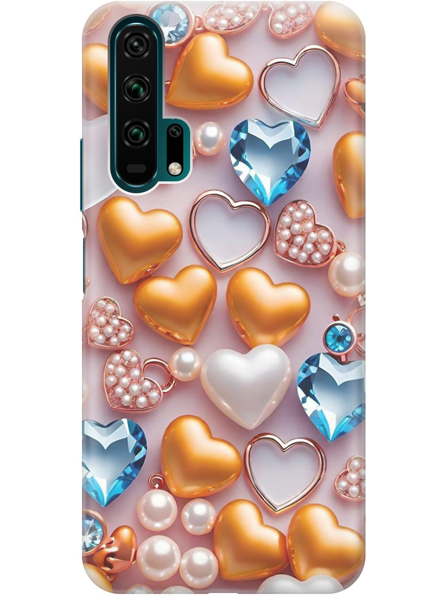Силиконовый чехол на Honor 20 Pro с принтом "Украшения и сердечки", Прозрачный;белый;золотистый;голубой, 721700791
Силиконовый чехол на Honor 20 Pro с принтом "Украшения и сердечки", Прозрачный;белый;золотистый;голубой, 721700791