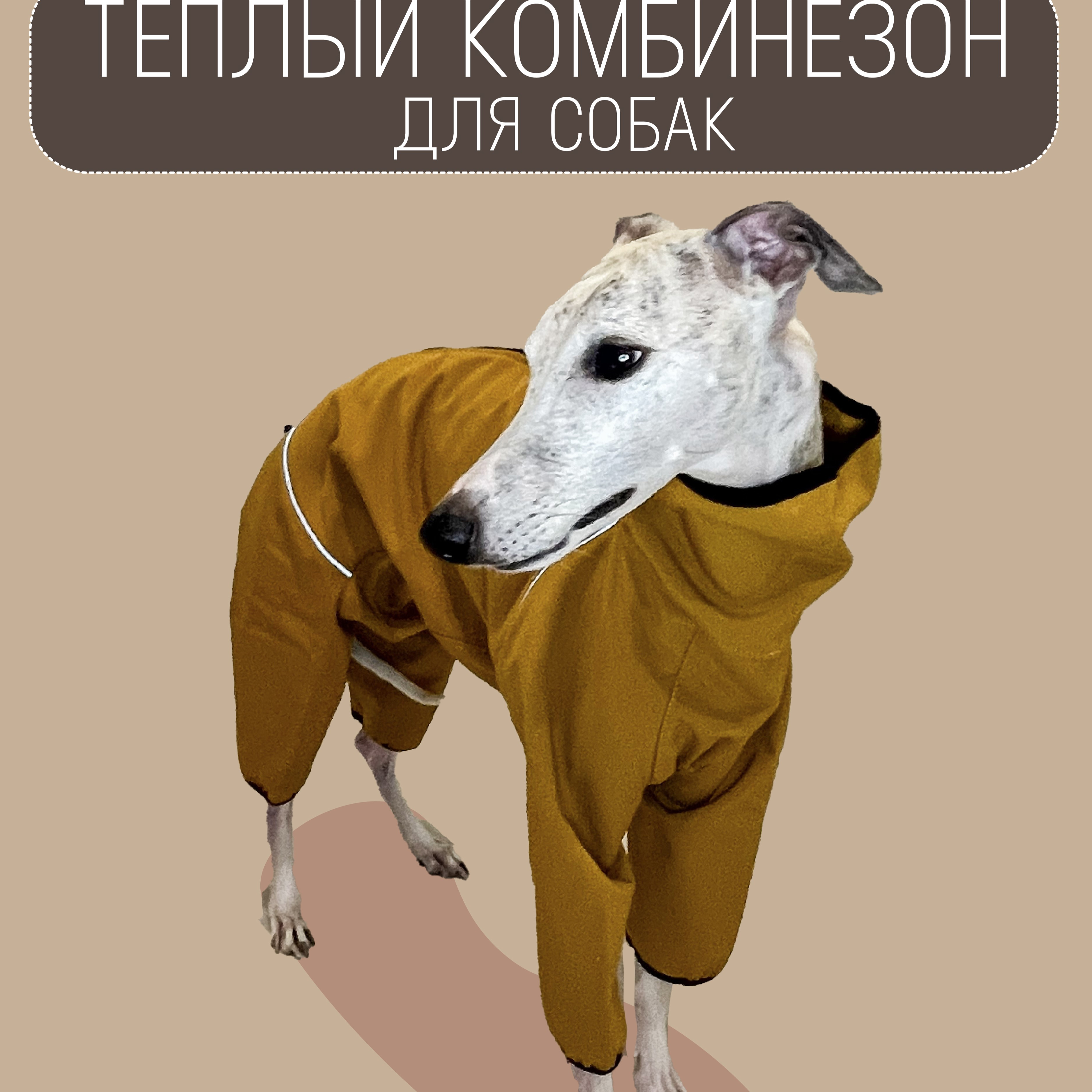 Комбинезон для собак пород Уиппет Монморанси, М3,унисекс, горчичный, софтшелл, 56см, Желтый;оранжевый, 8038
Комбинезон для собак пород Уиппет Монморанси, М3,унисекс, горчичный, софтшелл, 56см, Желтый;оранжевый, 8038
