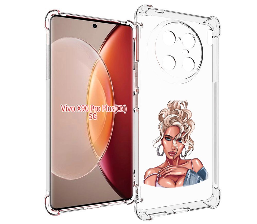 Чехол MyPads красивая-блондинка женский для Vivo X90 Pro Plus, Прозрачный, Tocco
Чехол MyPads красивая-блондинка женский для Vivo X90 Pro Plus, Прозрачный, Tocco