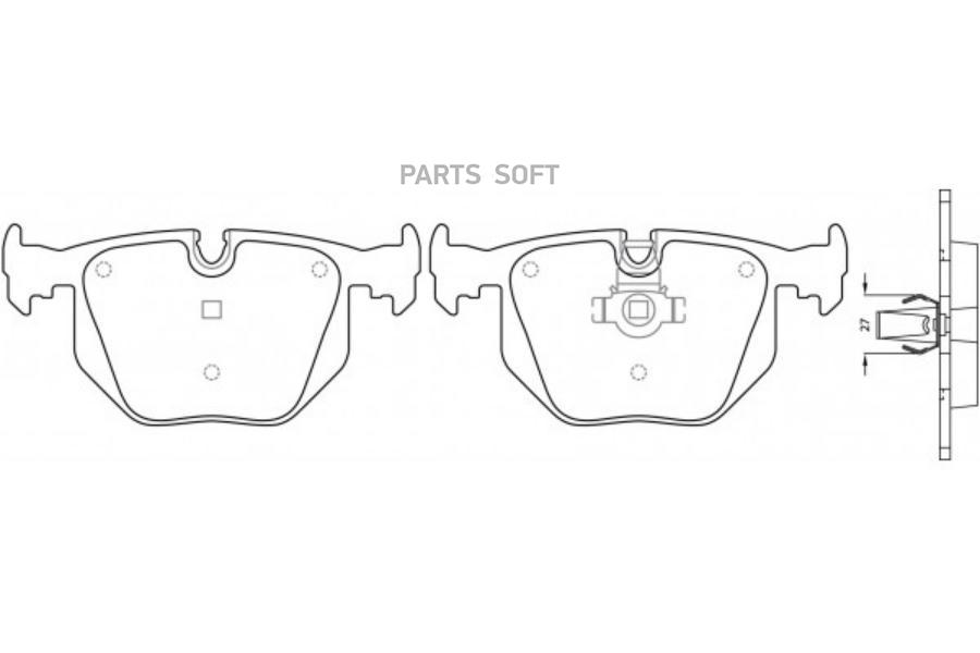 Колодки Тормозные Дисковые Задние К-Т Bmw X5 3.0 2000 - 2006 Bmw X5 3.0 2003 - 2006 Bmw
Колодки Тормозные Дисковые Задние К-Т Bmw X5 3.0 2000 - 2006 Bmw X5 3.0 2003 - 2006 Bmw