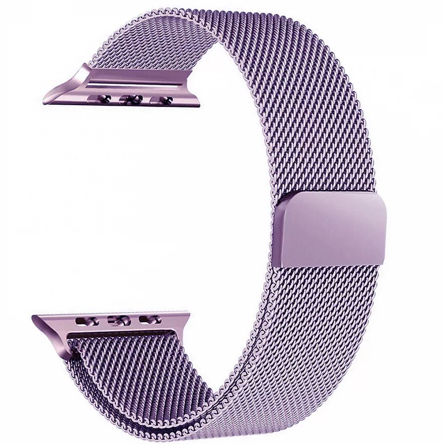 Ремешок Guardi Milanese Loop для Apple Watch 42/44 мм миланское плетение сиреневый, Разноцветный
Ремешок Guardi Milanese Loop для Apple Watch 42/44 мм миланское плетение сиреневый, Разноцветный