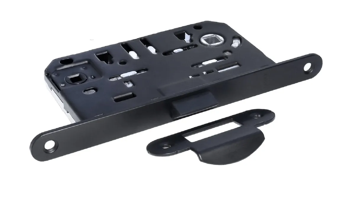 Замок межкомнатный (защелка) под фиксатор с пластиковым язычком Vantage P 96 BL черный
Замок межкомнатный (защелка) под фиксатор с пластиковым язычком Vantage P 96 BL черный
