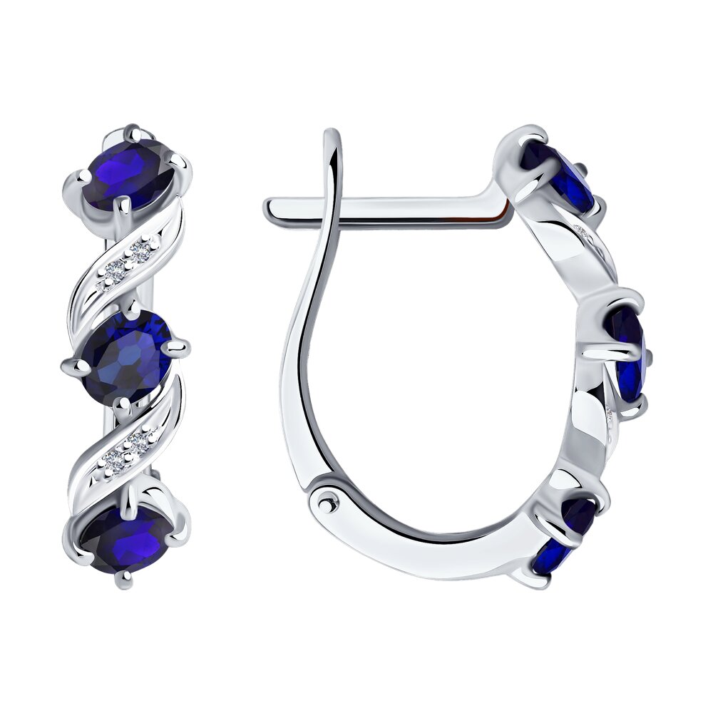 Серьги из белого золота с бриллиантом/сапфиром Diamant 52-220-00891-1, 52-220-00891-1
Серьги из белого золота с бриллиантом/сапфиром Diamant 52-220-00891-1, 52-220-00891-1