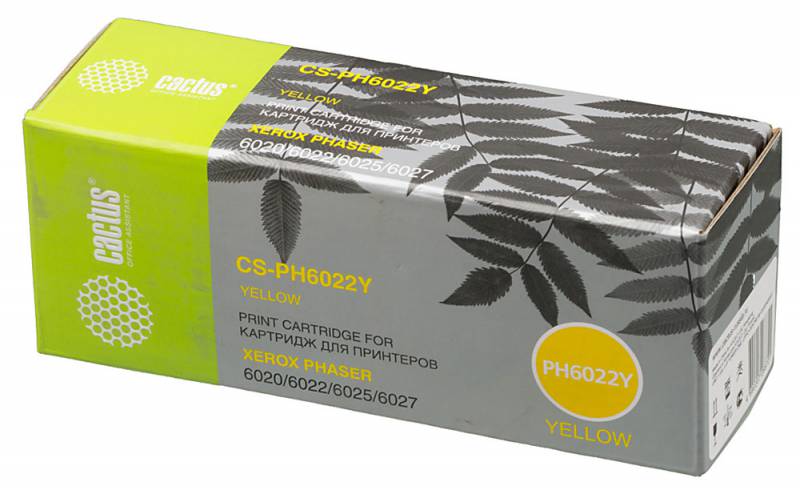 Картридж лазерный Xerox 106R02762 желтый (1000стр.) для Xerox Phaser 6020/6022/6025/6027
Картридж лазерный Xerox 106R02762 желтый (1000стр.) для Xerox Phaser 6020/6022/6025/6027