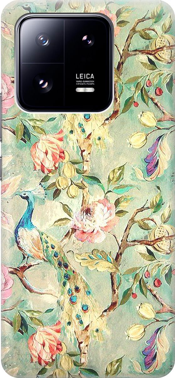 Силиконовый чехол на Xiaomi 13 Pro Про с принтом "Винтажный цветочный паттерн", Зеленый;розовый, 158966
Силиконовый чехол на Xiaomi 13 Pro Про с принтом "Винтажный цветочный паттерн", Зеленый;розовый, 158966