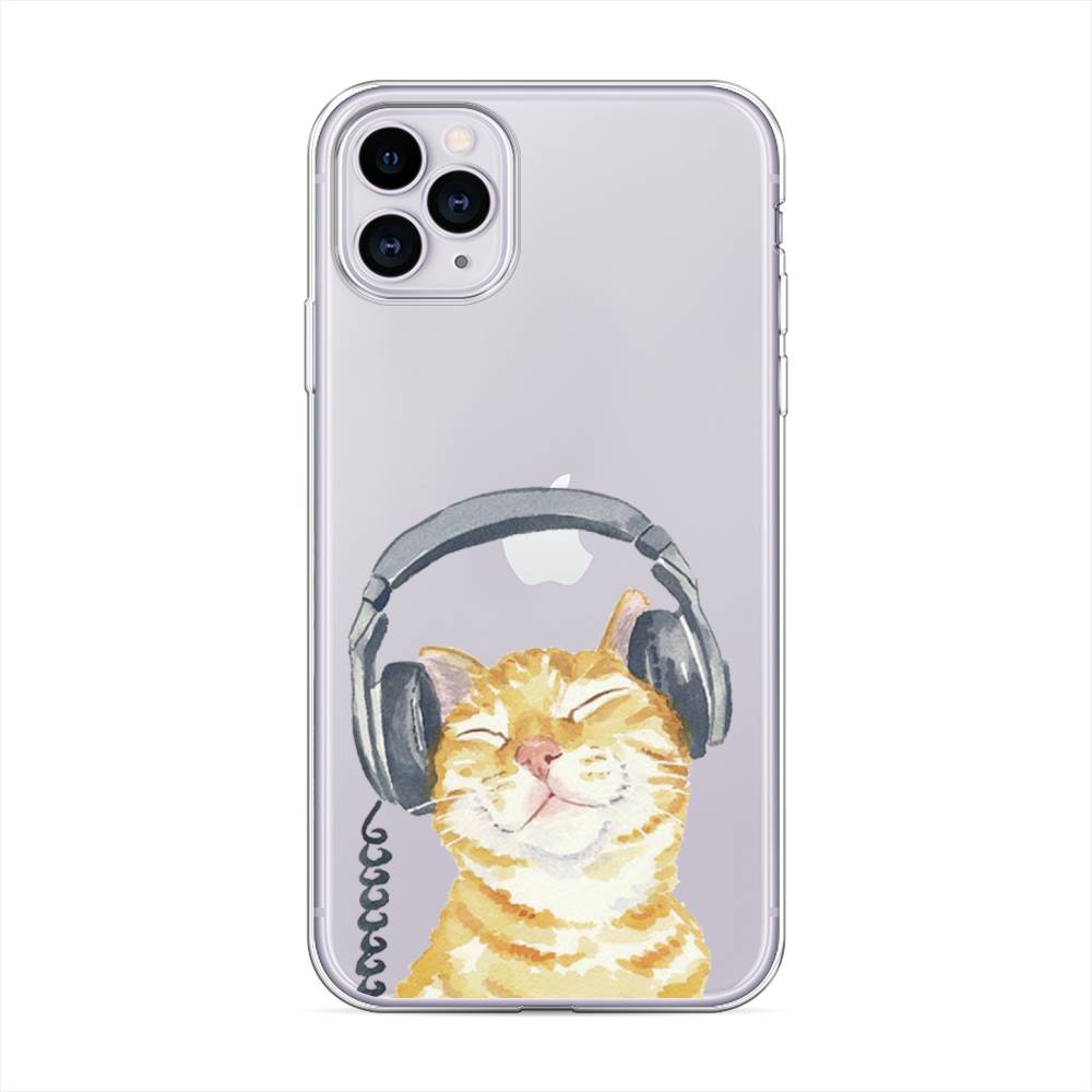 Силиконовый чехол "Кот меломан" на Apple iPhone 11 Pro, Кот меломан
Силиконовый чехол "Кот меломан" на Apple iPhone 11 Pro, Кот меломан