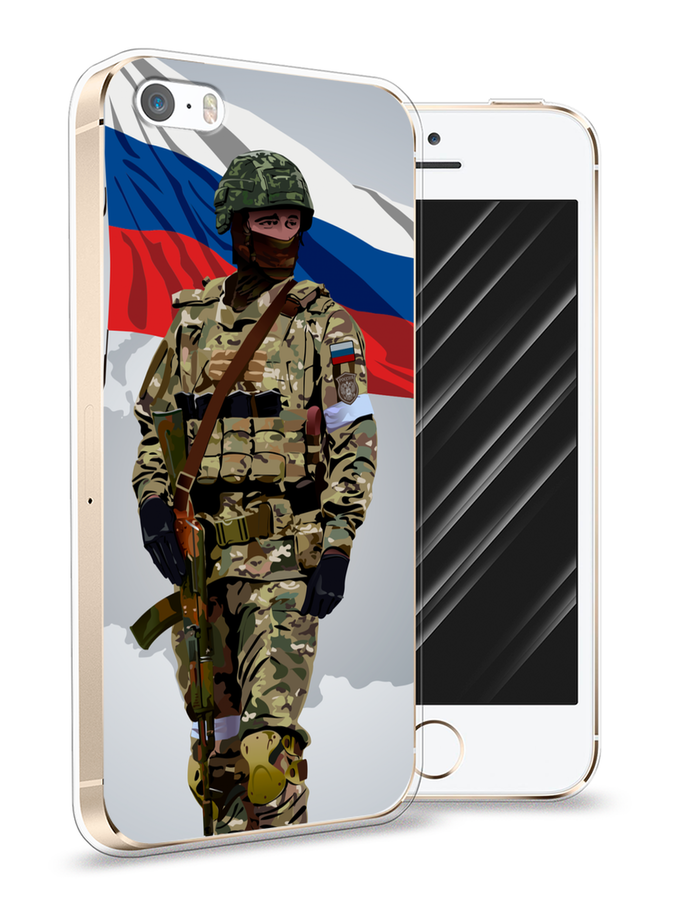 Чехол Awog на Apple iPhone 5/5S/SE "Солдат с флагом", Белый;синий;красный;зеленый, 10350-1
Чехол Awog на Apple iPhone 5/5S/SE "Солдат с флагом", Белый;синий;красный;зеленый, 10350-1