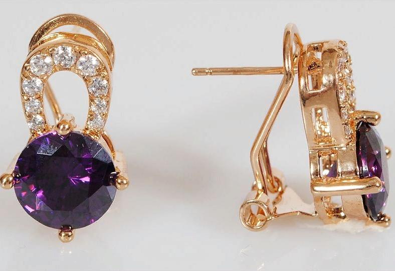 Серьги из ювелирного сплава Lotus Jewelry 3019E-19am, аметист/циркон, 3019E-19am
Серьги из ювелирного сплава Lotus Jewelry 3019E-19am, аметист/циркон, 3019E-19am
