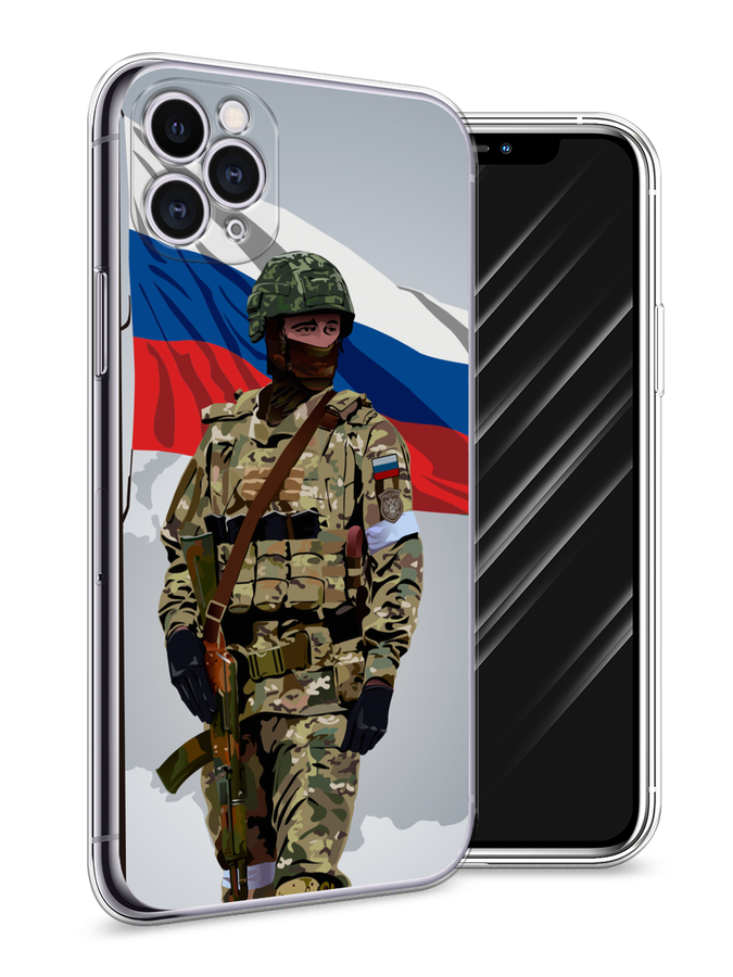 Чехол Awog на Apple iPhone 11 Pro "Солдат с флагом", Белый;синий;красный;зеленый, 12350-1
Чехол Awog на Apple iPhone 11 Pro "Солдат с флагом", Белый;синий;красный;зеленый, 12350-1
