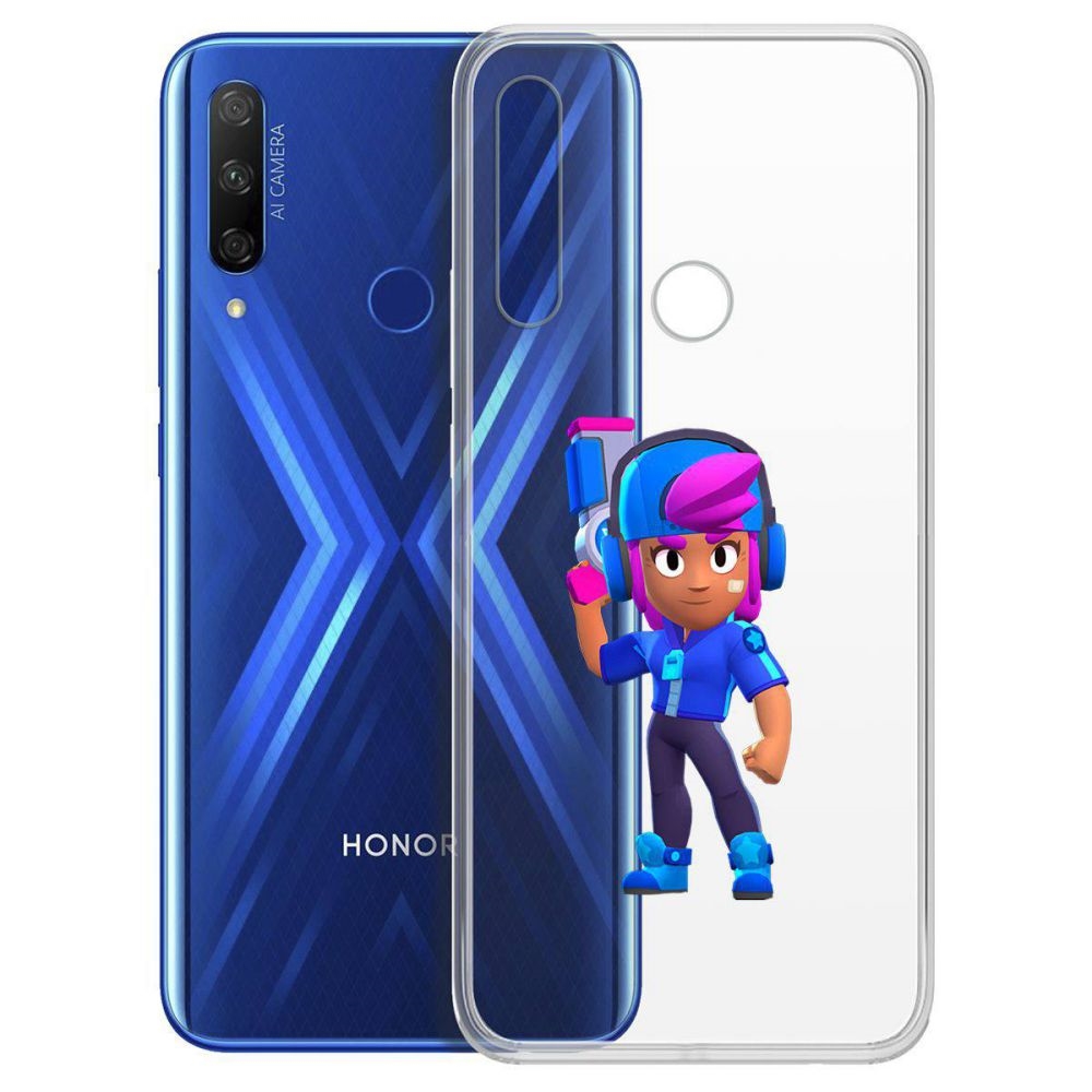 Чехол-накладка Brawl Stars-Звёздная Шелли для Huawei P Smart Zor 9x