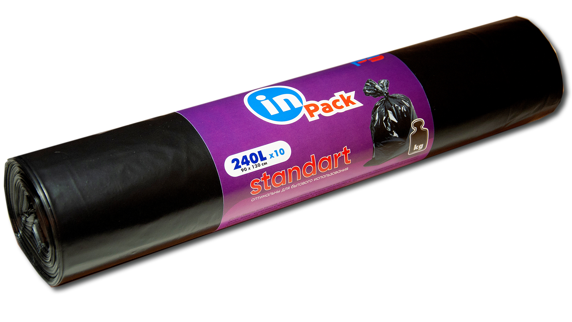 Мешок для мусора InPack 240 л, standart, ПВД, черный, 90*130, 40 мкр, 1 коробка х 16 рул., 240 л., standart
Мешок для мусора InPack 240 л, standart, ПВД, черный, 90*130, 40 мкр, 1 коробка х 16 рул., 240 л., standart