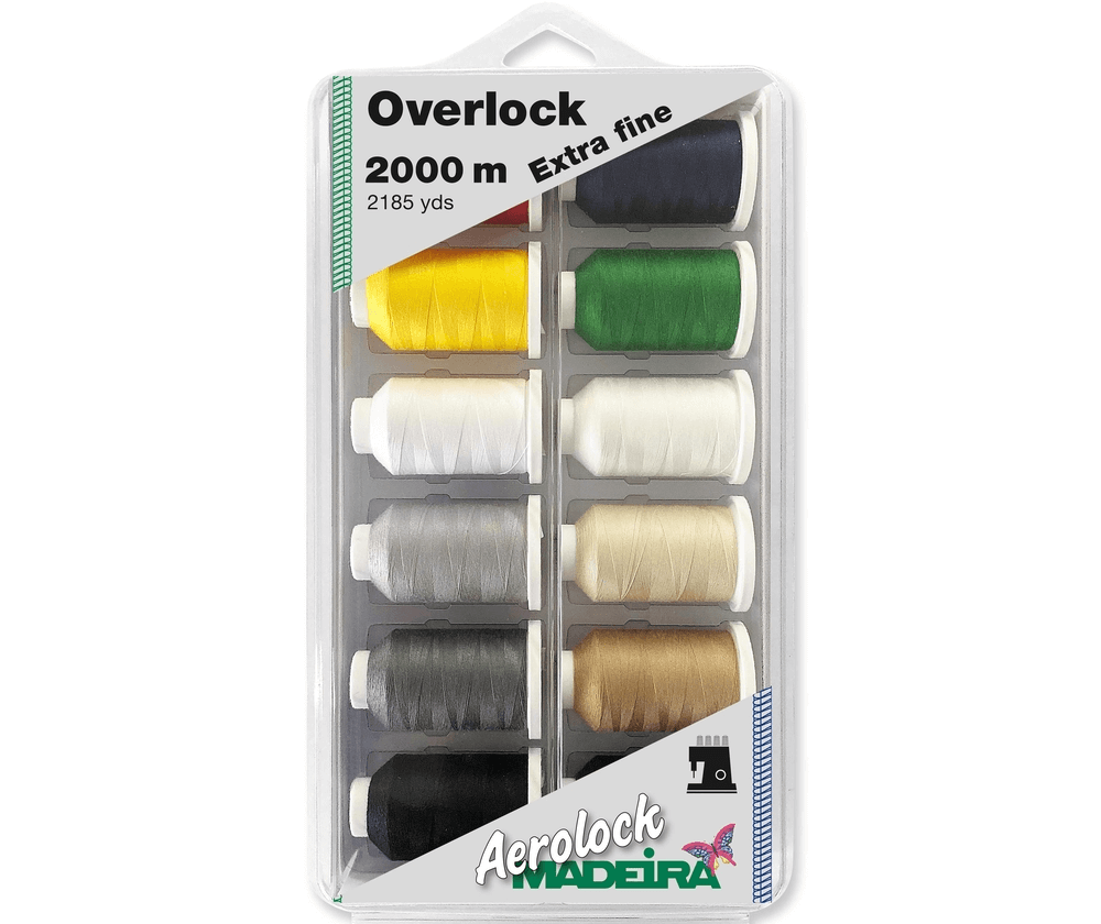 фото Набор ниток madeira aerolock № 180 blisterbox, 12 х 2000 м