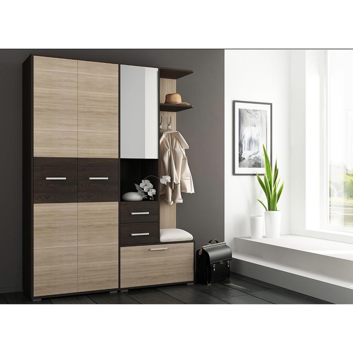 Прихожая Танго 2, 1600х2116х446, Кантербери/Дуб сонома, Разноцветный
Прихожая Танго 2, 1600х2116х446, Кантербери/Дуб сонома, Разноцветный