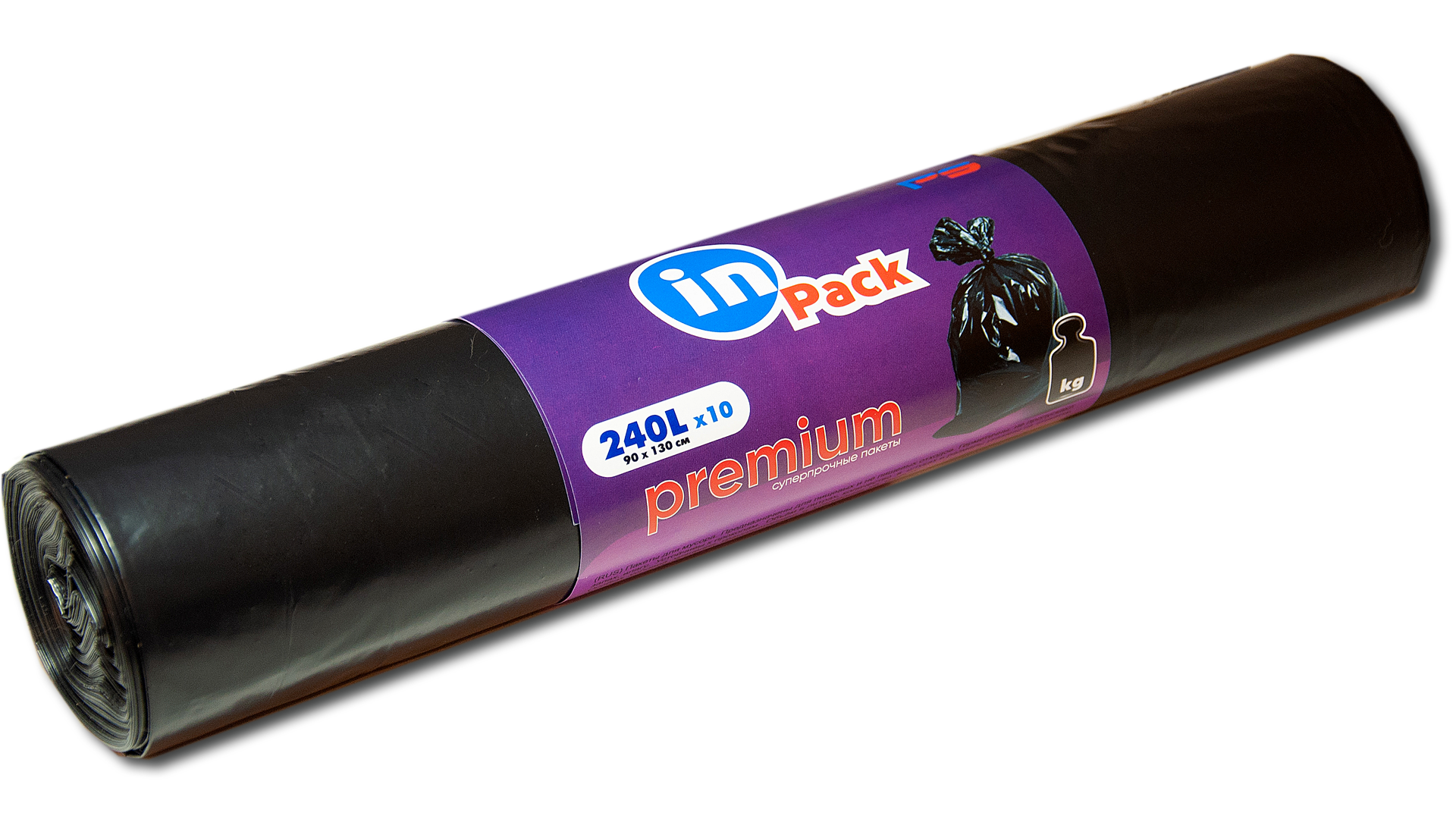 Мешок для мусора InPack premium Пвд черный 90*130 60 мкр 1 коробка х 11 рулонов 240 л, 240 л., premium
Мешок для мусора InPack premium Пвд черный 90*130 60 мкр 1 коробка х 11 рулонов 240 л, 240 л., premium