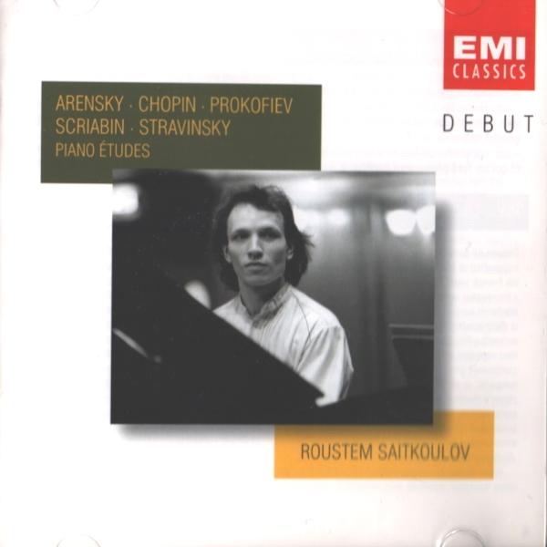 Roustem Saitkoulov / Arensky, Chopin, Prokofiev, Scriabin, Stravinsky: Piano Etudes (CD)
Roustem Saitkoulov / Arensky, Chopin, Prokofiev, Scriabin, Stravinsky: Piano Etudes (CD)
