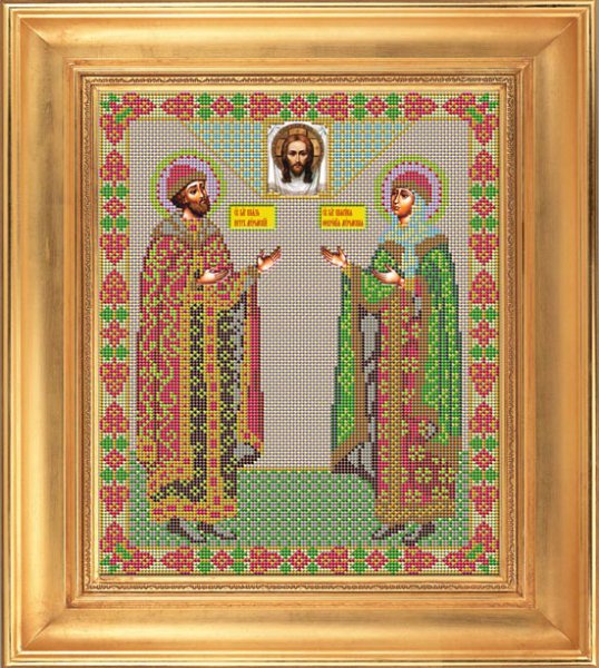 Вышивка бисером GALLA COLLECTION Икона СВ. ПЕТР И ФЕВРОНИЯ МУРОМСКИЕ 25х31 см, арт.И028
Вышивка бисером GALLA COLLECTION Икона СВ. ПЕТР И ФЕВРОНИЯ МУРОМСКИЕ 25х31 см, арт.И028