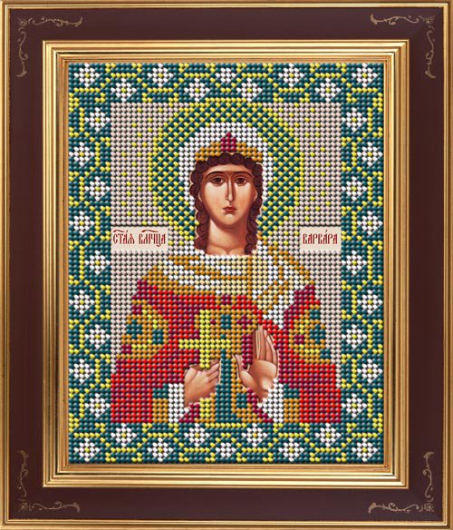 Набор для вышивания бисером GALLA COLLECTION М 270 Св. великомученица Варвара 12х15 см, ар
Набор для вышивания бисером GALLA COLLECTION М 270 Св. великомученица Варвара 12х15 см, ар