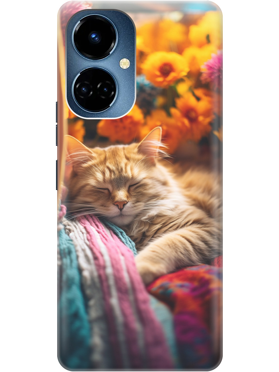 Силиконовый чехол на Tecno Camon 19 / 19 Pro с рисунком "Спящий на пледе котик", Белый;желтый, 20011878
Силиконовый чехол на Tecno Camon 19 / 19 Pro с рисунком "Спящий на пледе котик", Белый;желтый, 20011878