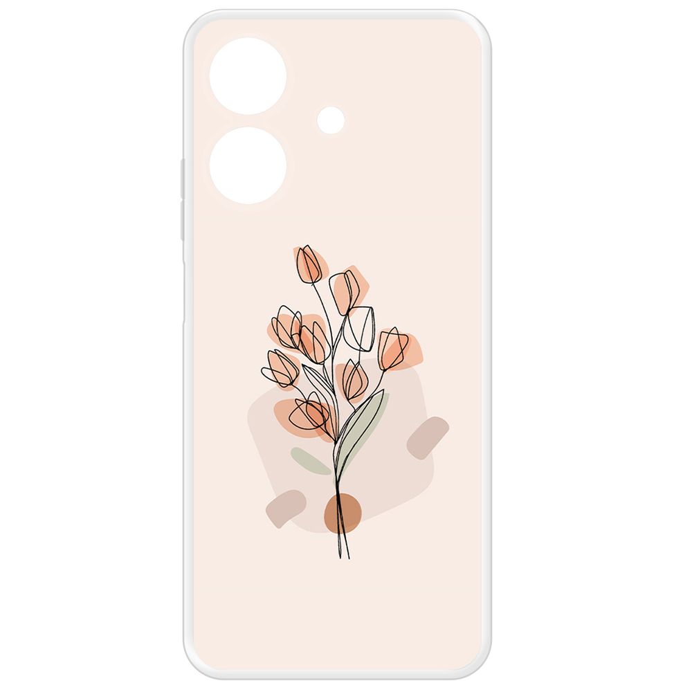 Чехол-накладка Krutoff Clear Case Букет тюльпанов для Realme Note 60X, Прозрачный
Чехол-накладка Krutoff Clear Case Букет тюльпанов для Realme Note 60X, Прозрачный