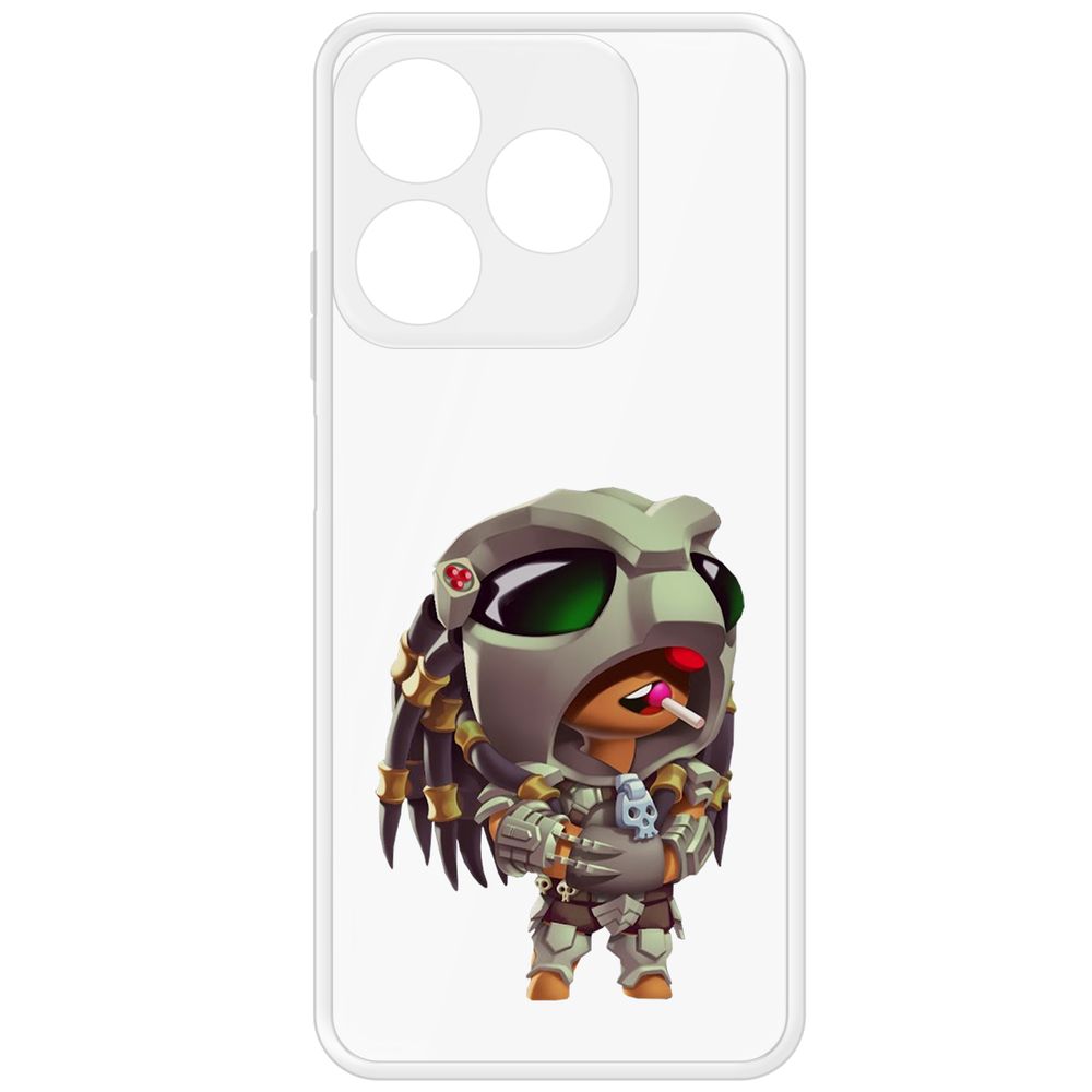 Чехол-накладка Krutoff Clear Case Brawl Stars-Леон Хищник для Realme C61, Прозрачный
Чехол-накладка Krutoff Clear Case Brawl Stars-Леон Хищник для Realme C61, Прозрачный