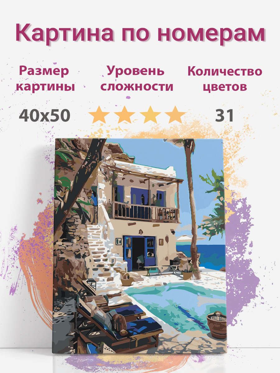 Картина по номерам Раскрасим сами Улочки санаторий дом холст на подрамнике 40х50 см, дом
Картина по номерам Раскрасим сами Улочки санаторий дом холст на подрамнике 40х50 см, дом