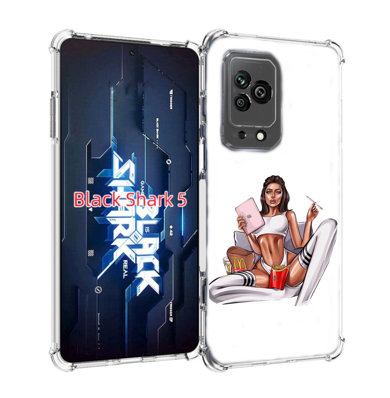 Чехол MyPads Модная-иллюстрация-девушки женский для Xiaomi Black Shark 5, Прозрачный, Tocco
Чехол MyPads Модная-иллюстрация-девушки женский для Xiaomi Black Shark 5, Прозрачный, Tocco