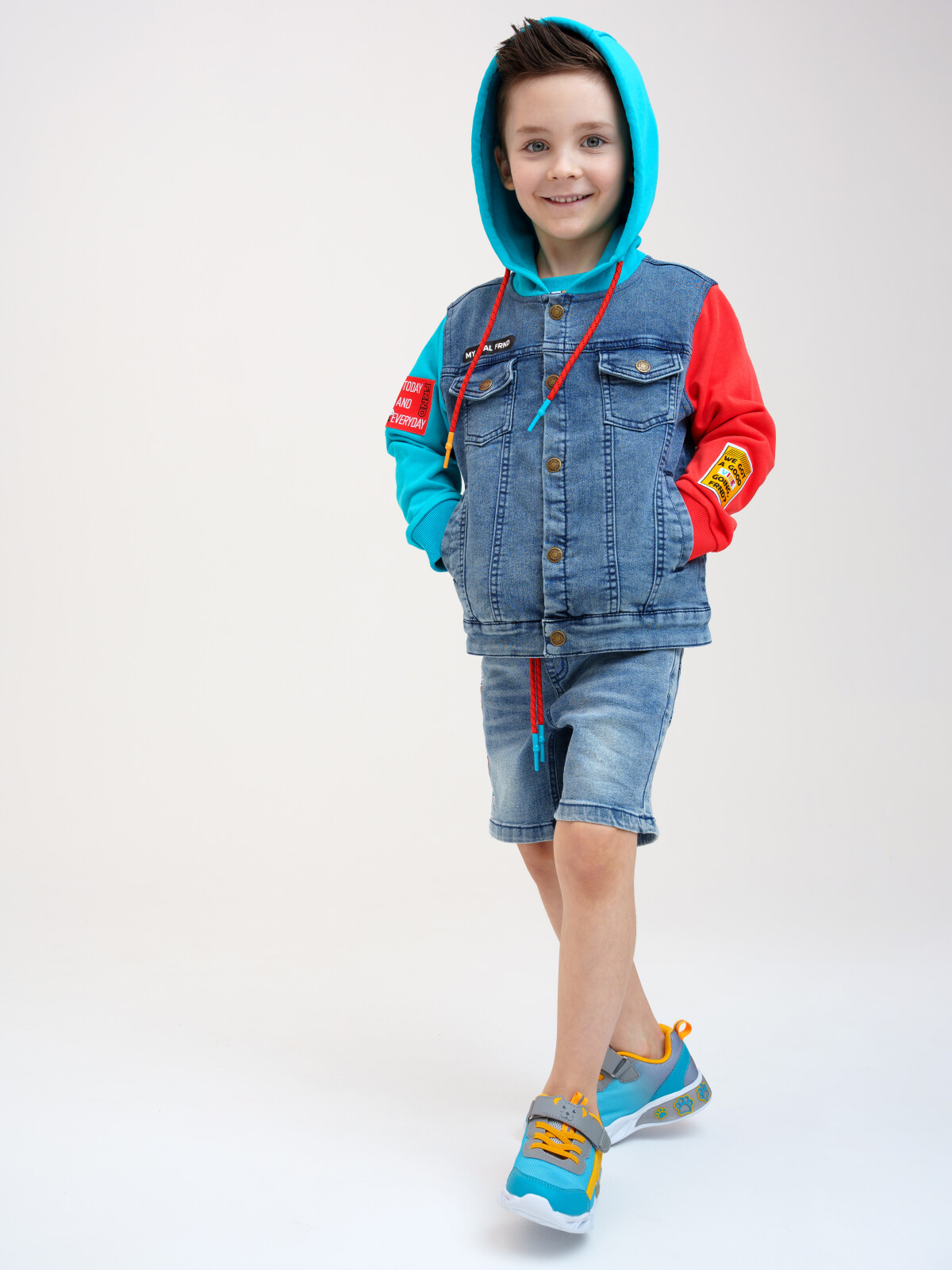 Куртка джинсовая детская PlayToday Kids 12312087, оранжевый, синий, голубой, 104, 12312087
Куртка джинсовая детская PlayToday Kids 12312087, оранжевый, синий, голубой, 104, 12312087