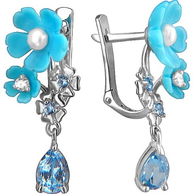 Серьги подвески из серебра Эстет 01С3511204-1, бирюза/жемчуг культивированный/шпинель, 01С3511204-1
Серьги подвески из серебра Эстет 01С3511204-1, бирюза/жемчуг культивированный/шпинель, 01С3511204-1