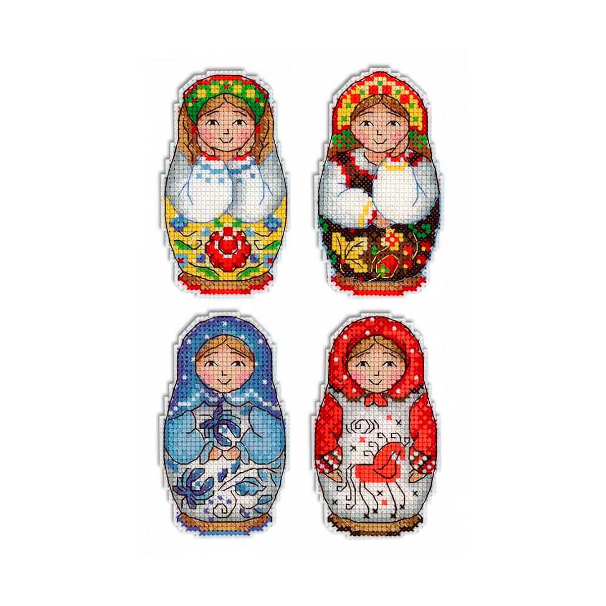 Набор для вышивки на пластиковой канве МП Студия Магниты Русские матрешки, Р-337, 9*5 см
Набор для вышивки на пластиковой канве МП Студия Магниты Русские матрешки, Р-337, 9*5 см