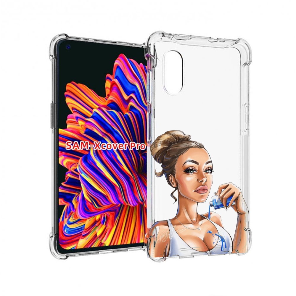 Чехол MyPads девушка-пролила-краску женский для Samsung Galaxy Xcover Pro 1, Прозрачный, Tocco
Чехол MyPads девушка-пролила-краску женский для Samsung Galaxy Xcover Pro 1, Прозрачный, Tocco