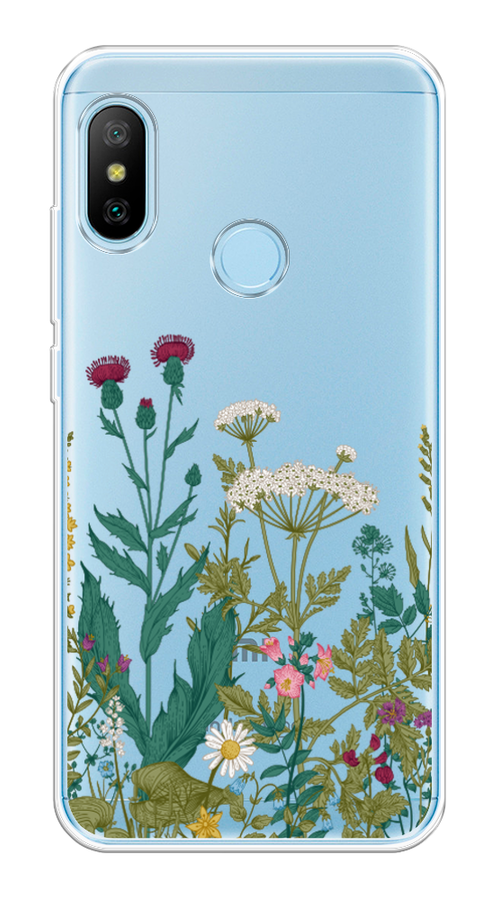 Чехол на Xiaomi Redmi 6 Pro/6 Plus/Mi A2 Lite "Дикие полевые цветы", Зеленый;розовый;белый, 33950-2
Чехол на Xiaomi Redmi 6 Pro/6 Plus/Mi A2 Lite "Дикие полевые цветы", Зеленый;розовый;белый, 33950-2