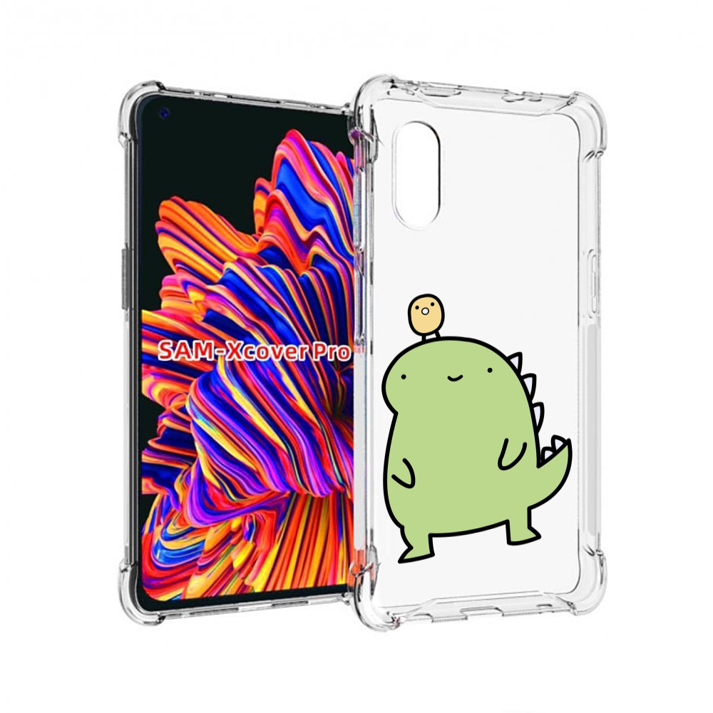 Чехол MyPads зеленый-динозаврик детский для Samsung Galaxy Xcover Pro 1, Прозрачный, Tocco
Чехол MyPads зеленый-динозаврик детский для Samsung Galaxy Xcover Pro 1, Прозрачный, Tocco