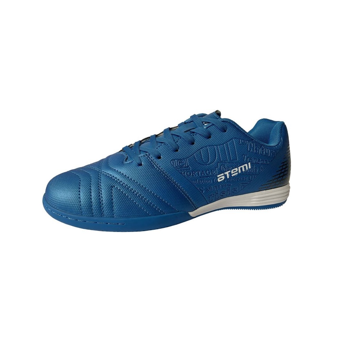 фото Бутсы футбольные atemi, голубые, синтетическая кожа, р.44, sd550 indoor