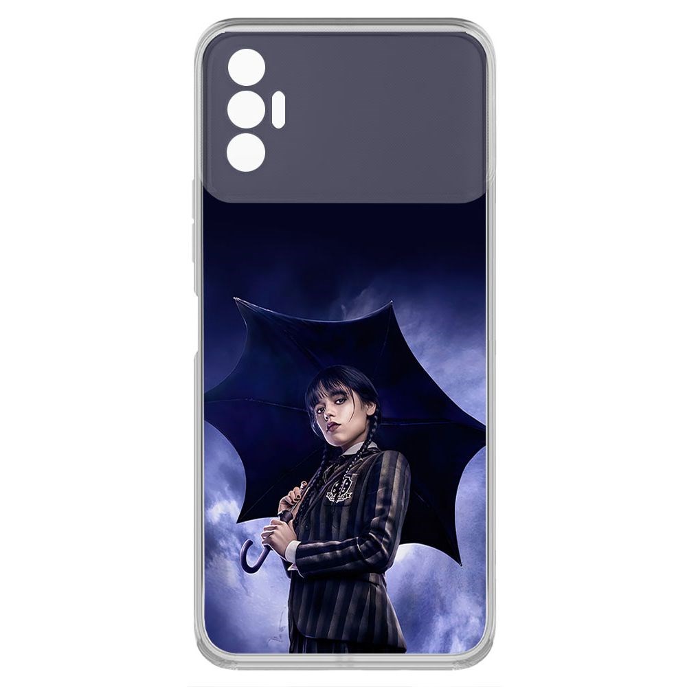 Чехол-накладка Krutoff Clear Case Уэнсдей Аддамс - Уэнсдей под зонтом для TECNO Spark 8P, Прозрачный
Чехол-накладка Krutoff Clear Case Уэнсдей Аддамс - Уэнсдей под зонтом для TECNO Spark 8P, Прозрачный