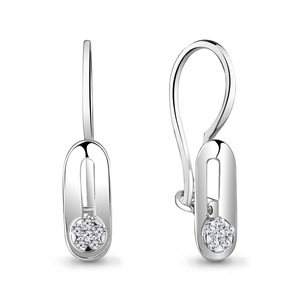 Серьги из белого золота с бриллиантом Aquamarine Aquamarine 942723_585_бз, 942723_585_бз
Серьги из белого золота с бриллиантом Aquamarine Aquamarine 942723_585_бз, 942723_585_бз