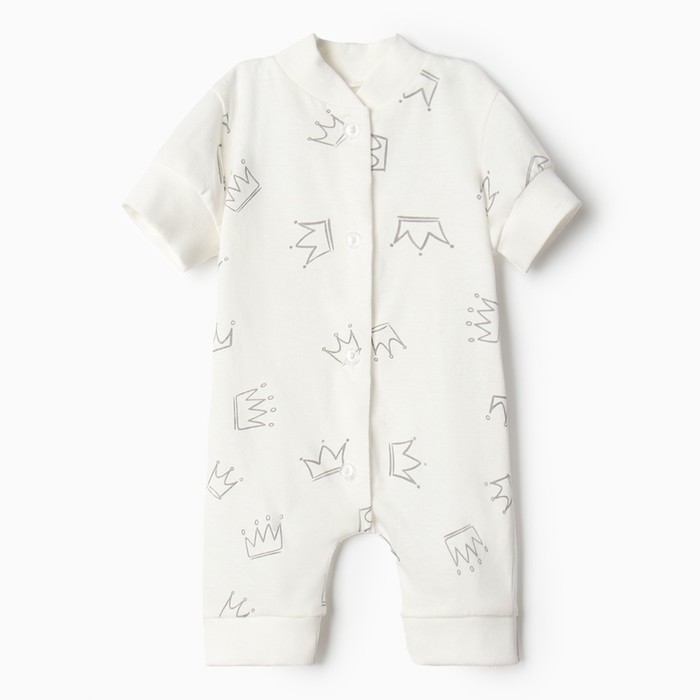 Песочник детский Bloom Baby Короны с коротким рукавом, молочный, 68, Бежевый, Короны с коротким рукавом
Песочник детский Bloom Baby Короны с коротким рукавом, молочный, 68, Бежевый, Короны с коротким рукавом