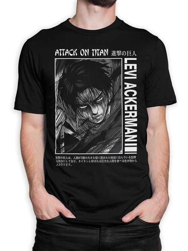 Футболка мужская DreamShirts Studio Аниме Атака Титанов - Леви AOT-05512b-2 черная XS, Черный, Аниме Атака Титанов - Леви AOT-05512b-2
Футболка мужская DreamShirts Studio Аниме Атака Титанов - Леви AOT-05512b-2 черная XS, Черный, Аниме Атака Титанов - Леви AOT-05512b-2