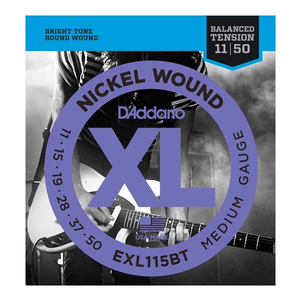фото Струны для электрогитары d'addario exl115 bt